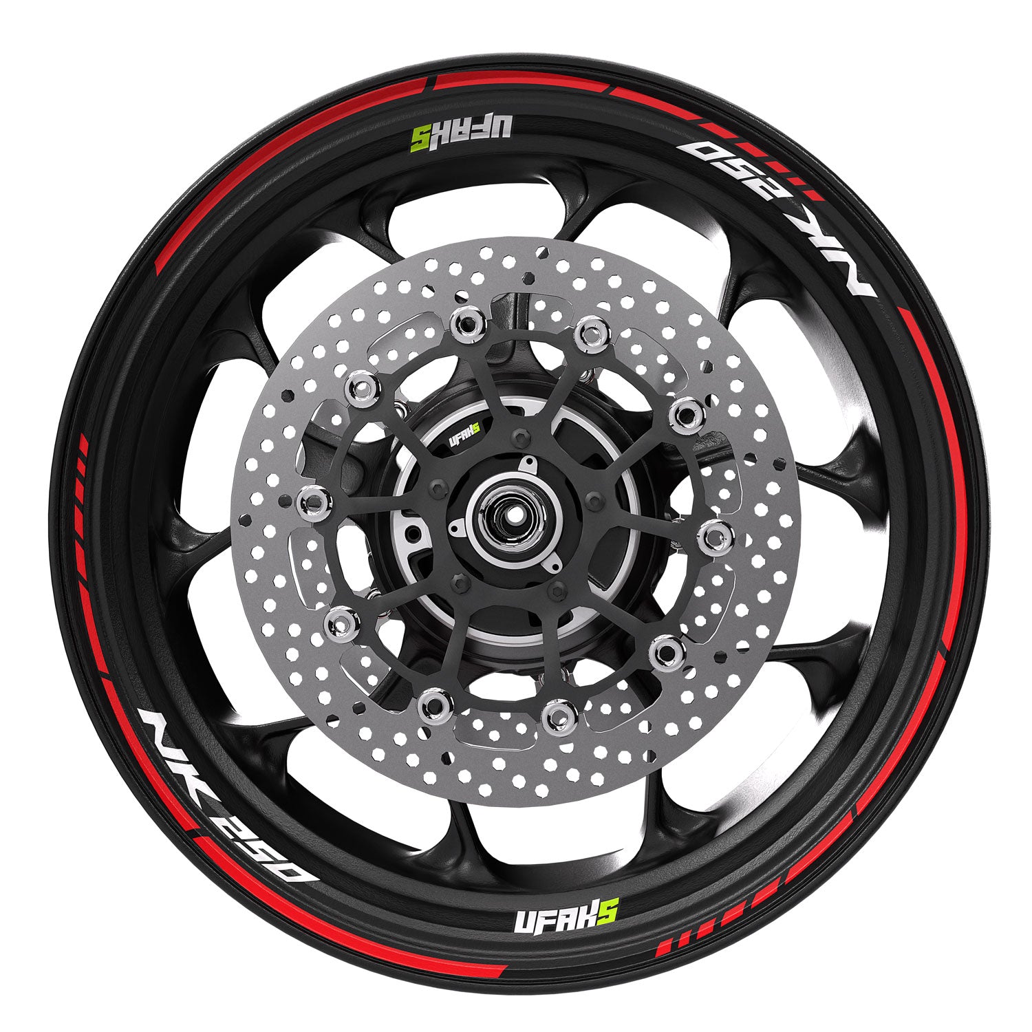 CFMOTO 250 NK Jant Şeridi #renk_fosforlu kırmızı