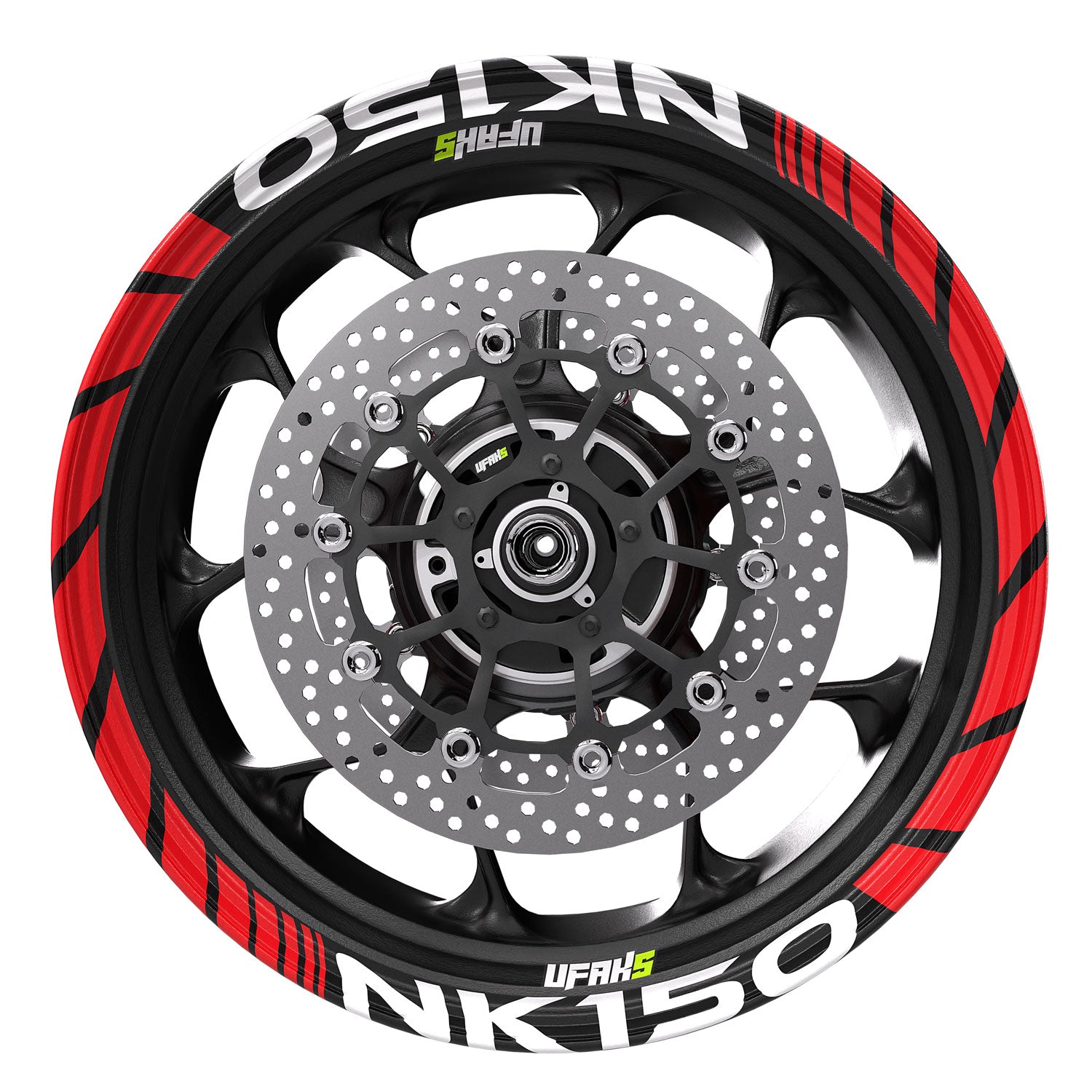 CFMOTO 150 NK Geniş Jant Şeridi #renk_fosforlu kırmızı