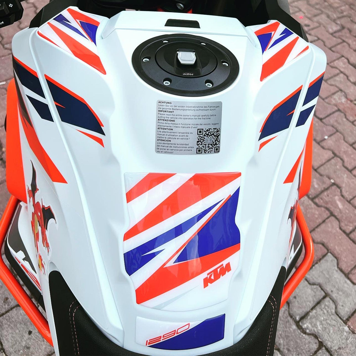 KTM 1290 Super Adventure R Blaze Rally Tank Pad Seti (2023)