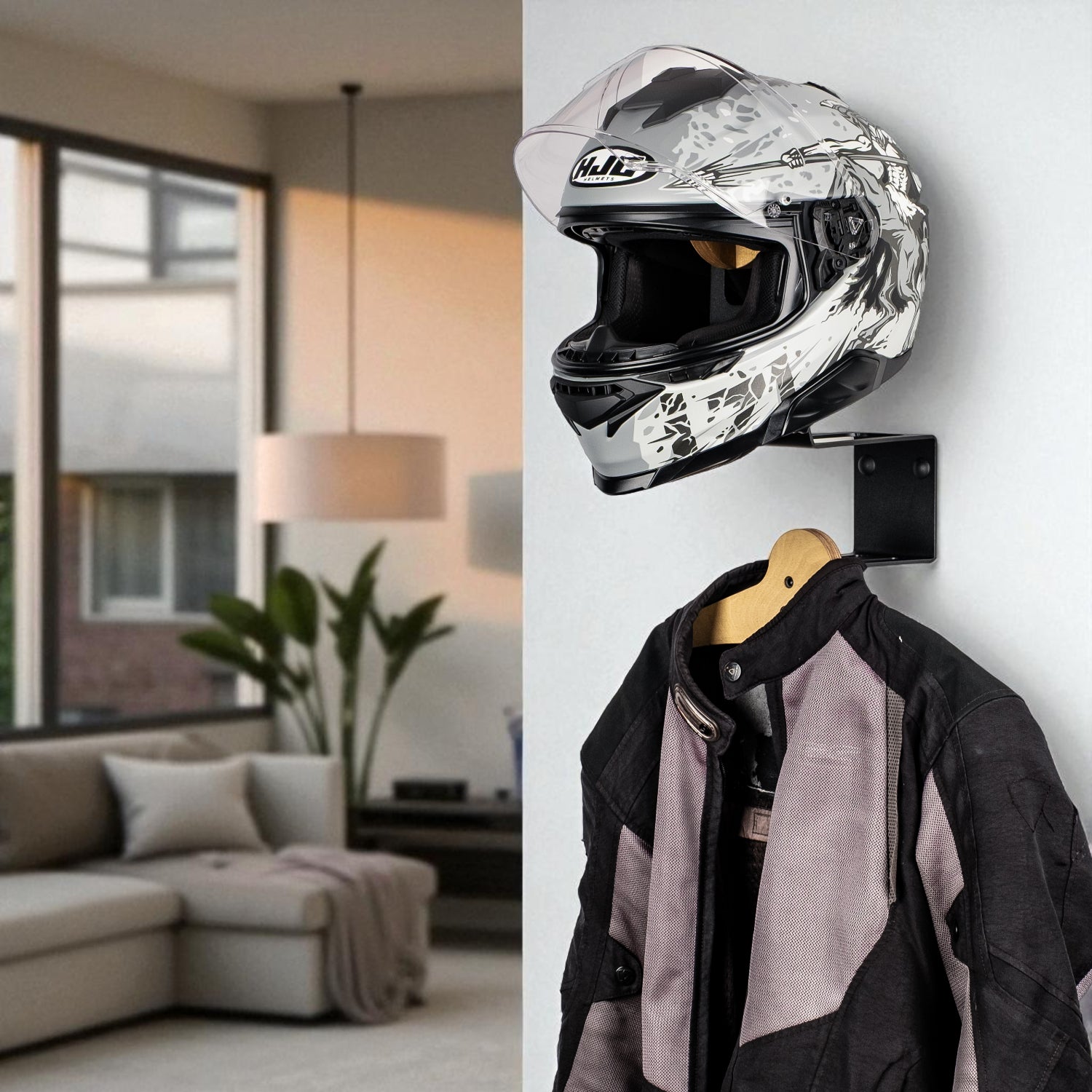 Kask Standı – Duvara Monte Kask Askısı (Tüm Kasklar ile Uyumlu)