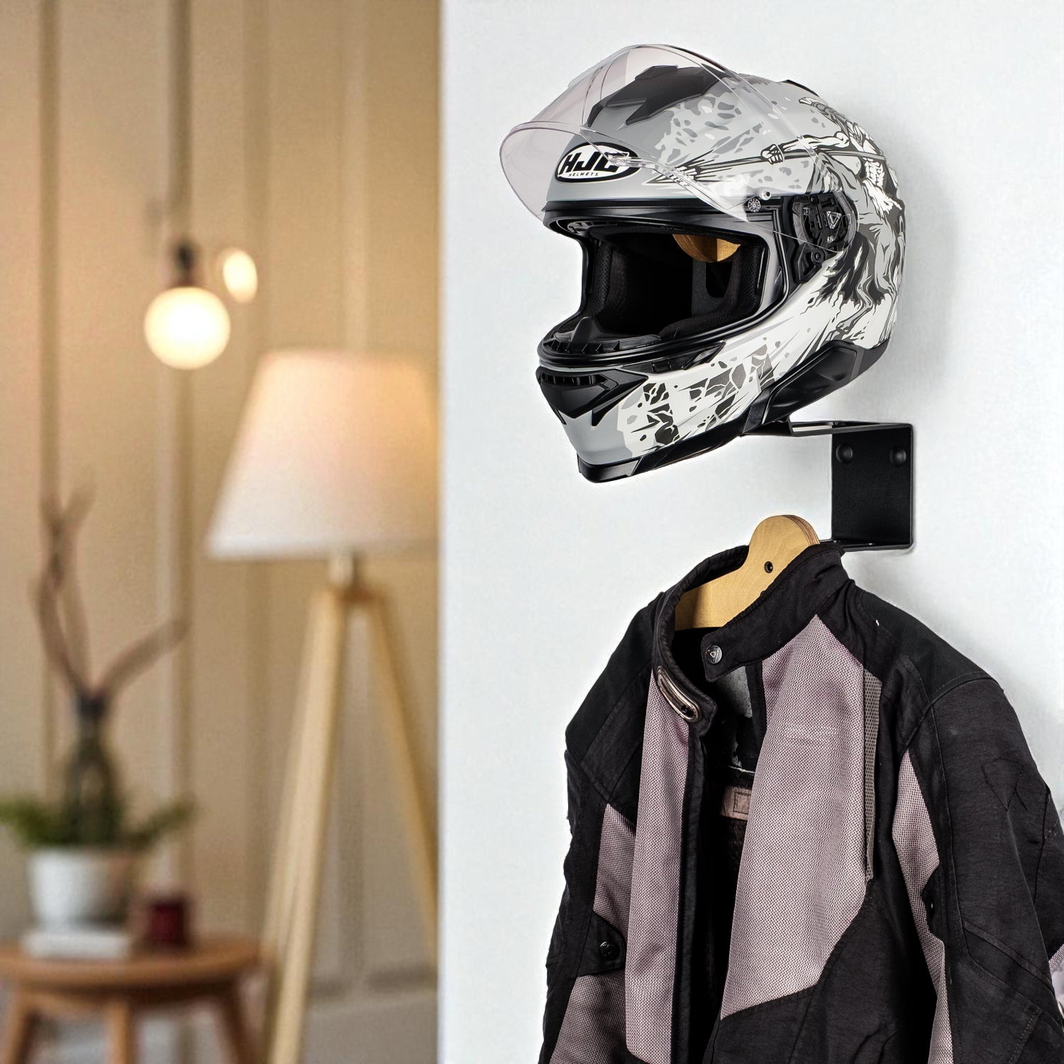 Kask Standı – Duvara Monte Kask Askısı (Tüm Kasklar ile Uyumlu)