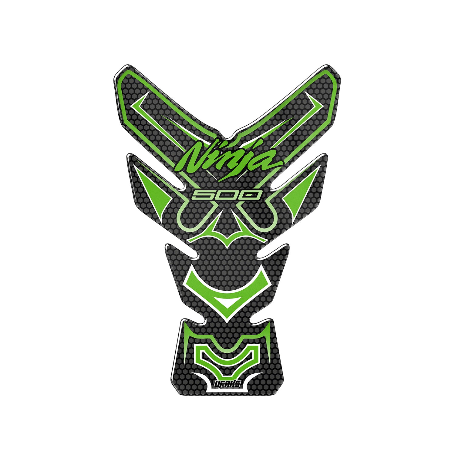 Kawasaki Ninja 500 Hex Edition Tank Pad Seti (2024-2025-2026)