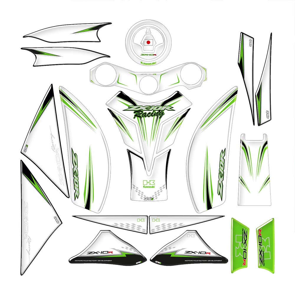 Kawasaki Ninja ZX-10R Tank Pad Seti (2015)