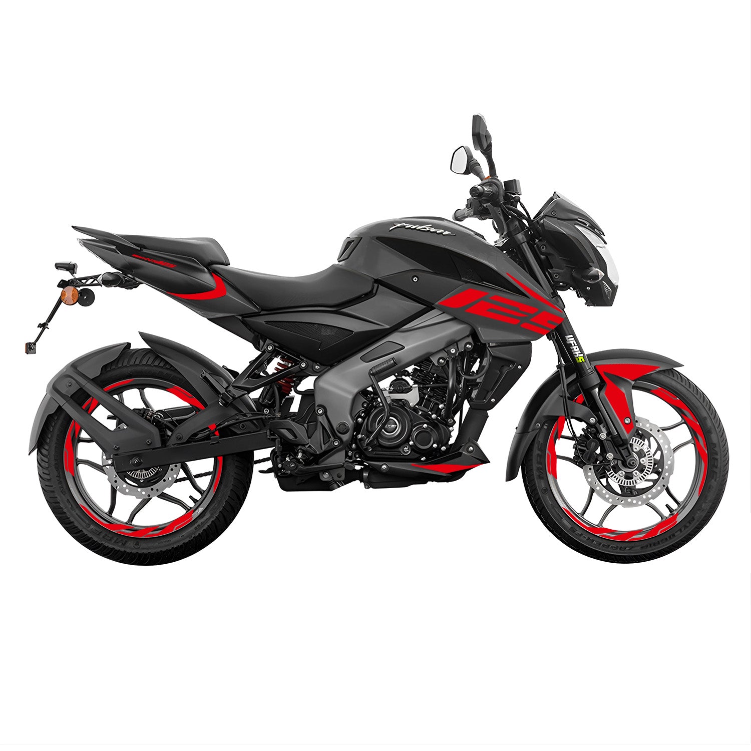 Bajaj Pulsar NS 125 Sticker Seti #renk_kırmızı