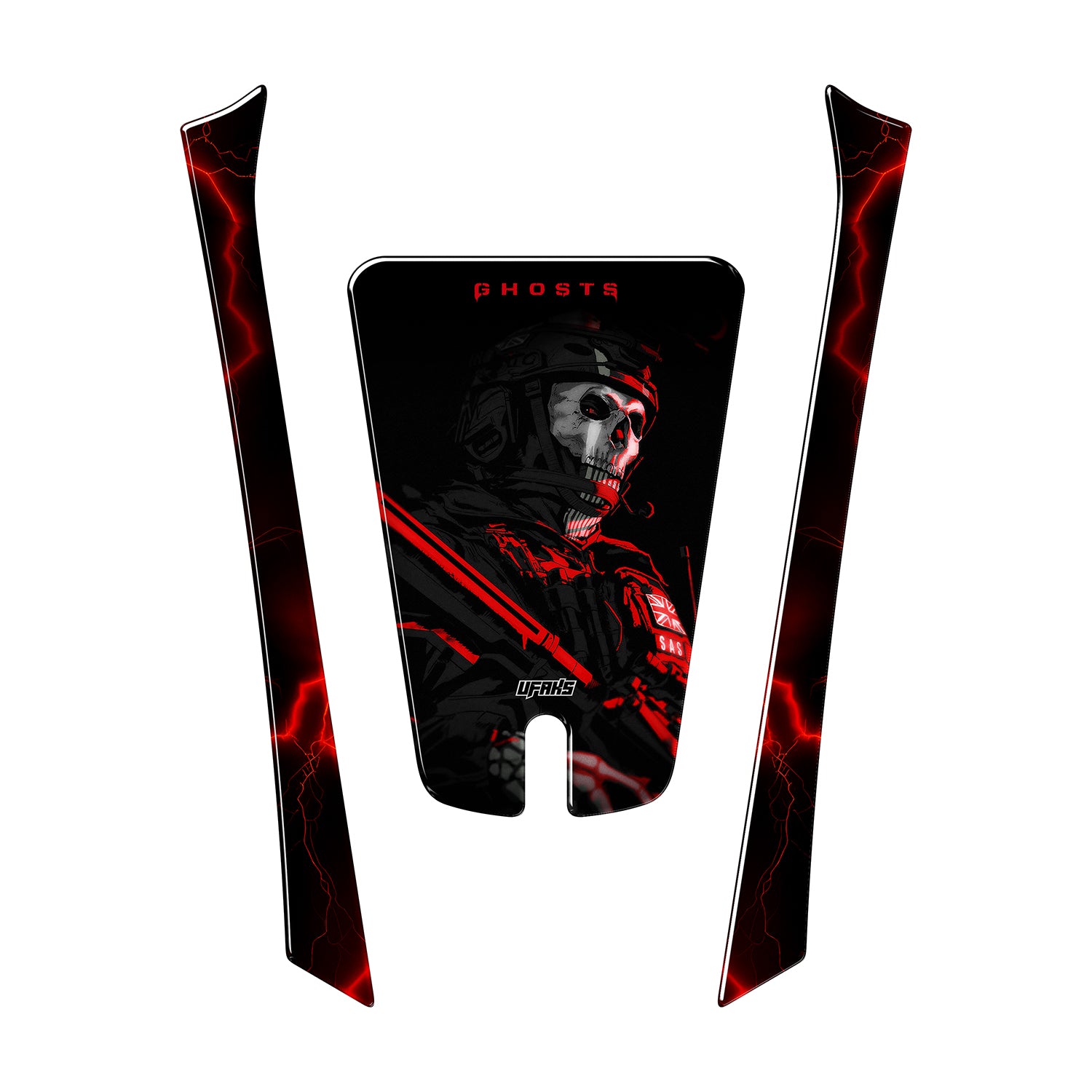 Kuba Vizy 50 Ghost Tank Pad Set (2026) #renk_hellfire