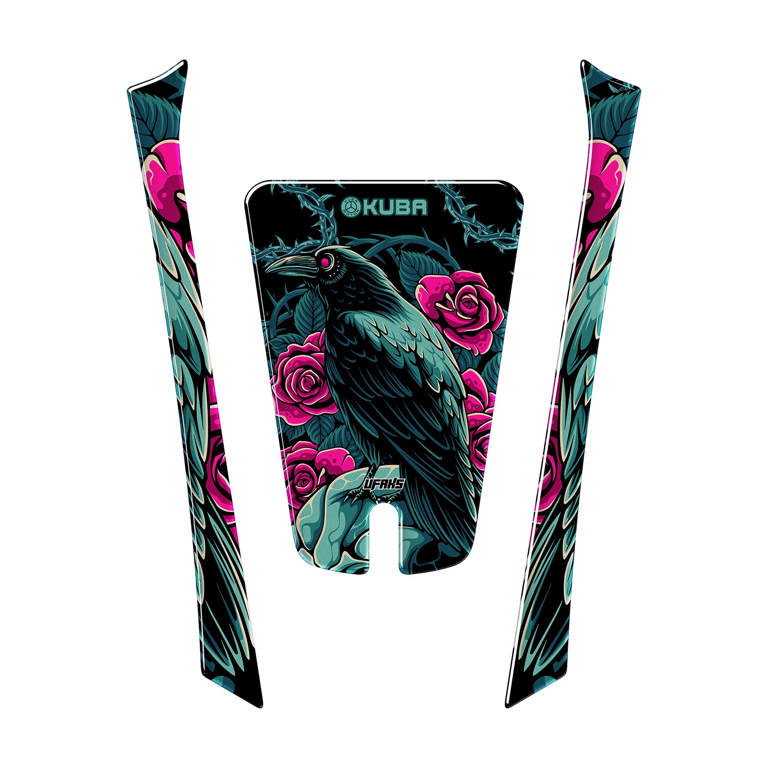 Kuba Vizy 50 Raven & Rose Tank Pad Set (2026)
