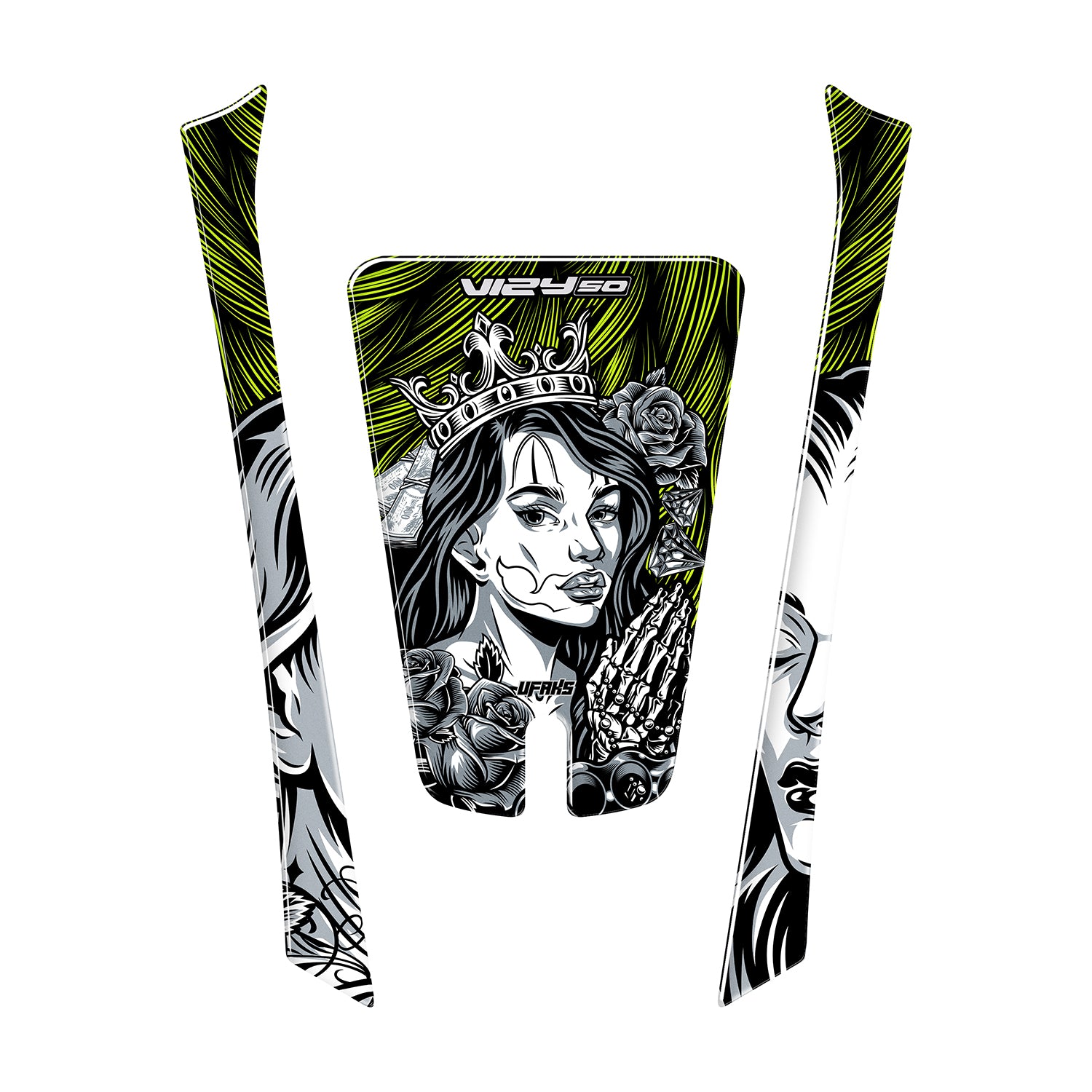 Kuba Vizy 50 Shadow Queen Tank Pad Set (2026) #renk_florasan sarı