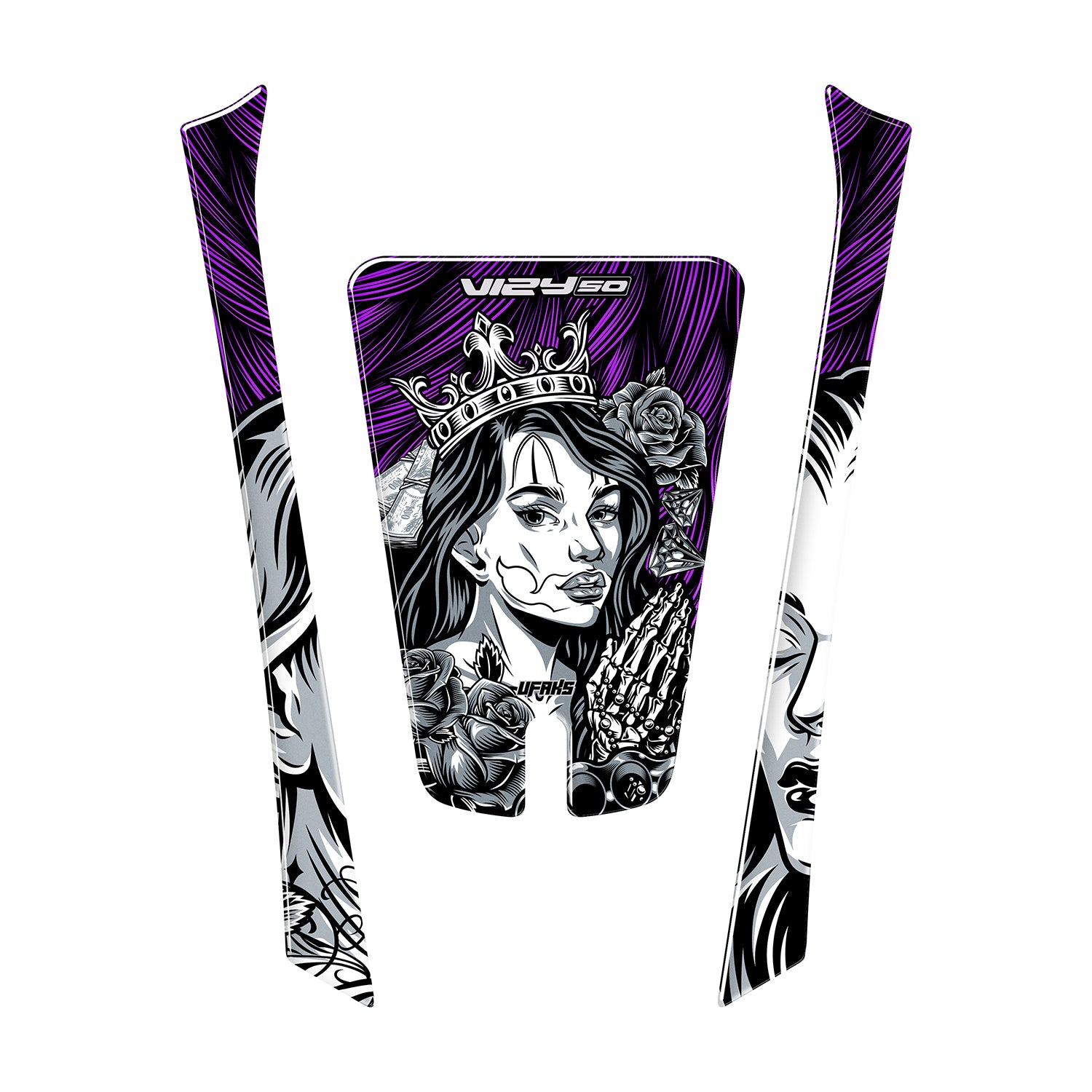 Kuba Vizy 50 Shadow Queen Tank Pad Set (2026) #renk_mor