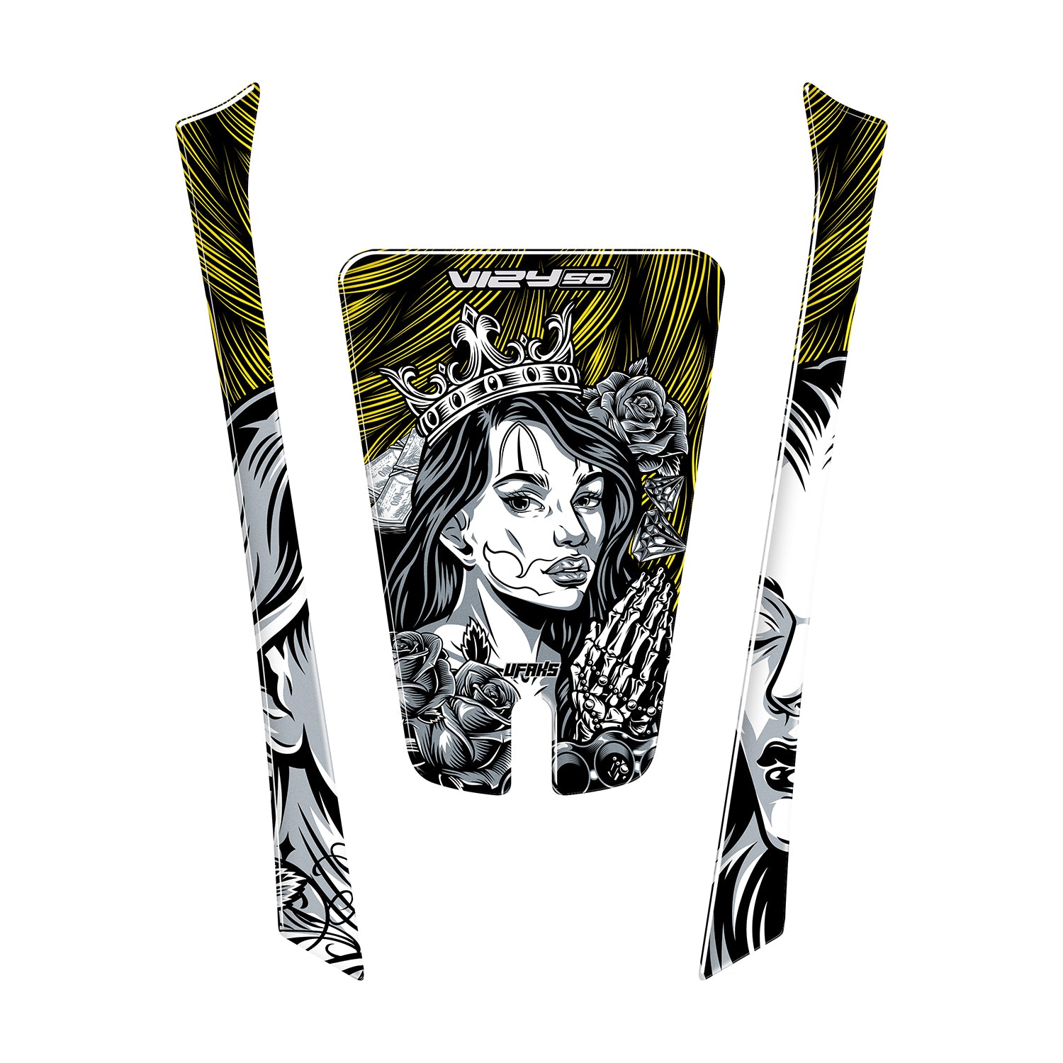Kuba Vizy 50 Shadow Queen Tank Pad Set (2026) #renk_sarı