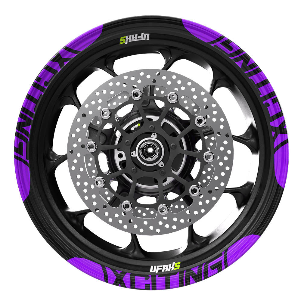 Kymco Xciting Tasarımlı Jant Şeridi #renk_mor