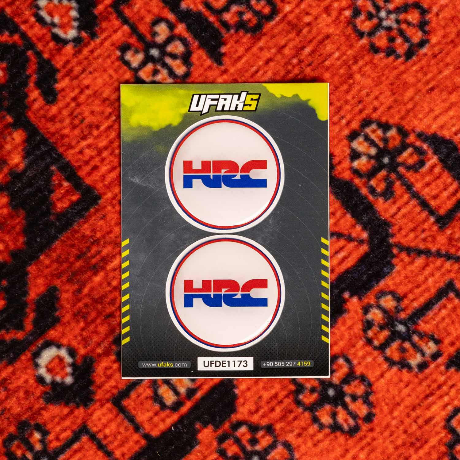 Hrc Motosiklet 3D Sticker (2 Adet)