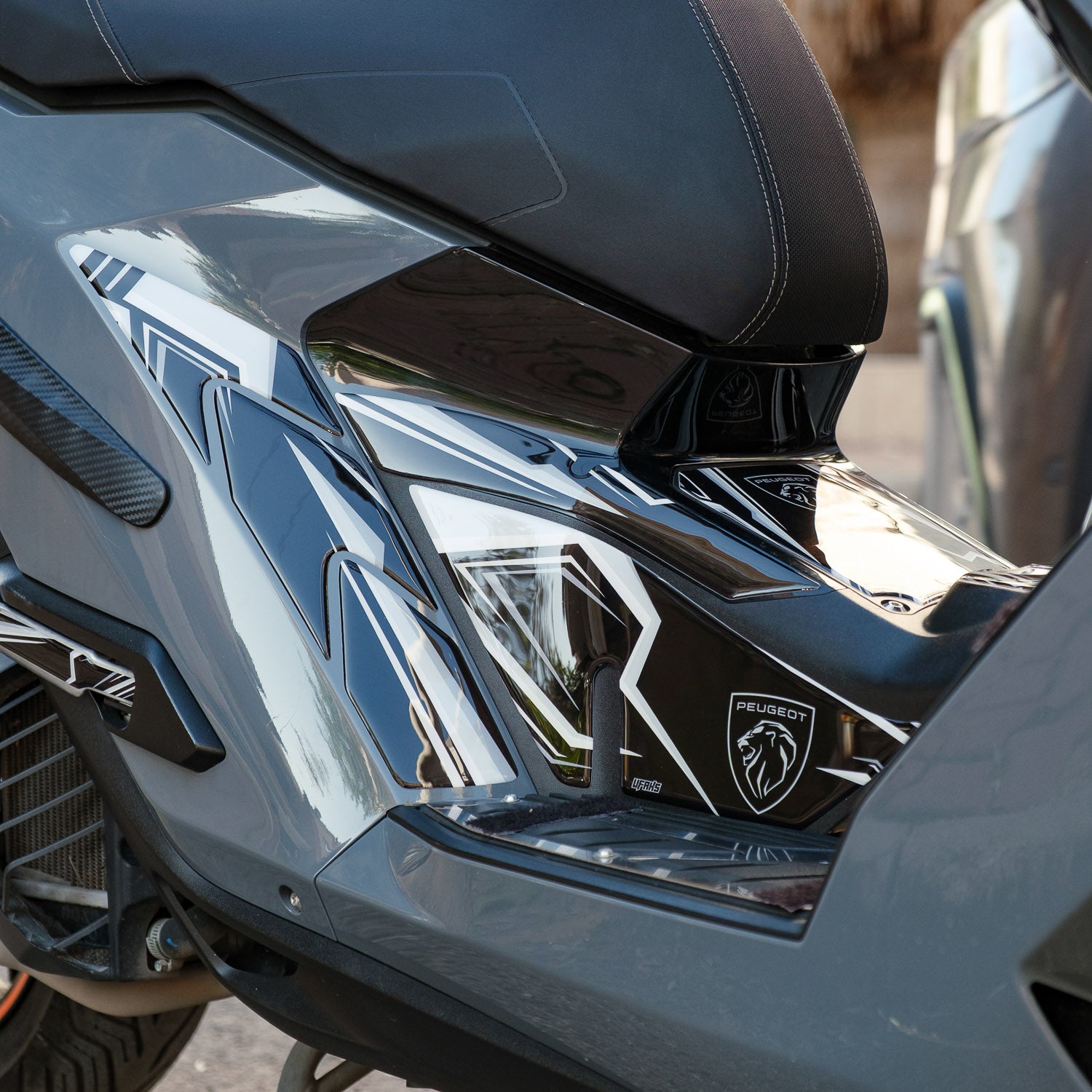 Peugeot Pulsion 125 Grey Line Tank Pad Seti (2023-2025)