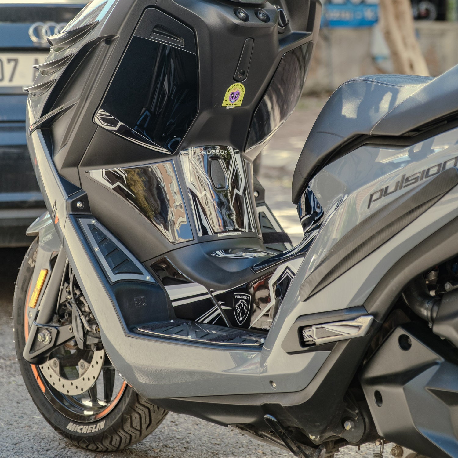 Peugeot Pulsion 125 Grey Line Tank Pad Seti (2023-2025)