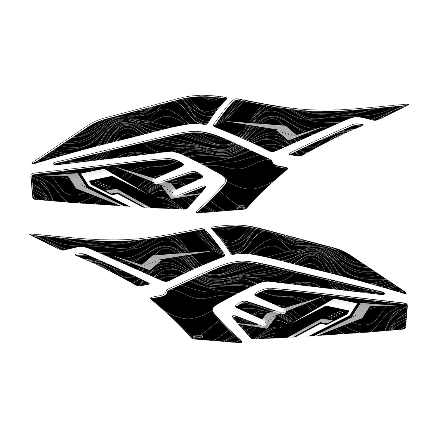 RKS RZ 250S - Zontes - Nightline Series Tank Pad Set (2024-2025) #set_yan pad set