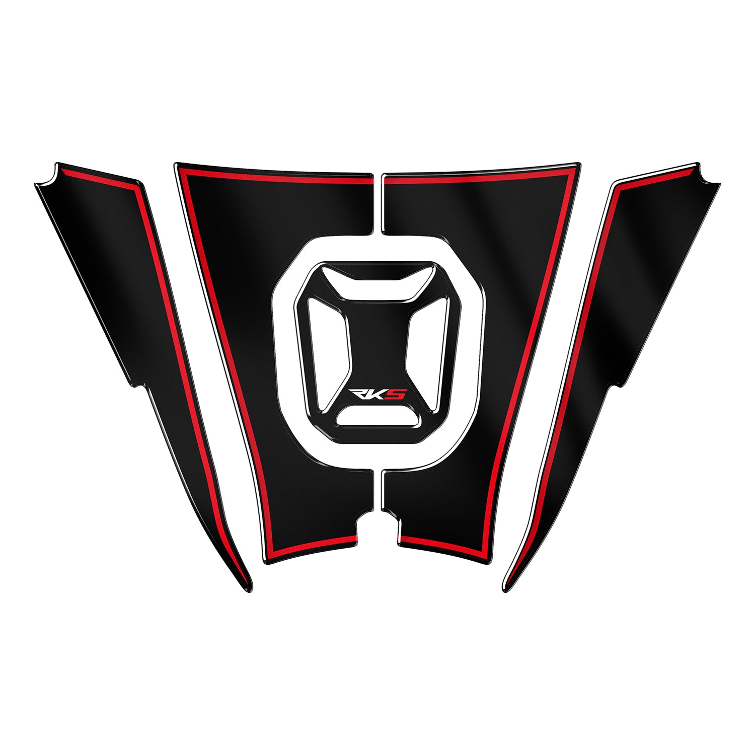 RKS Reale 125 Fit Tank Pad Seti #renk_kırmızı