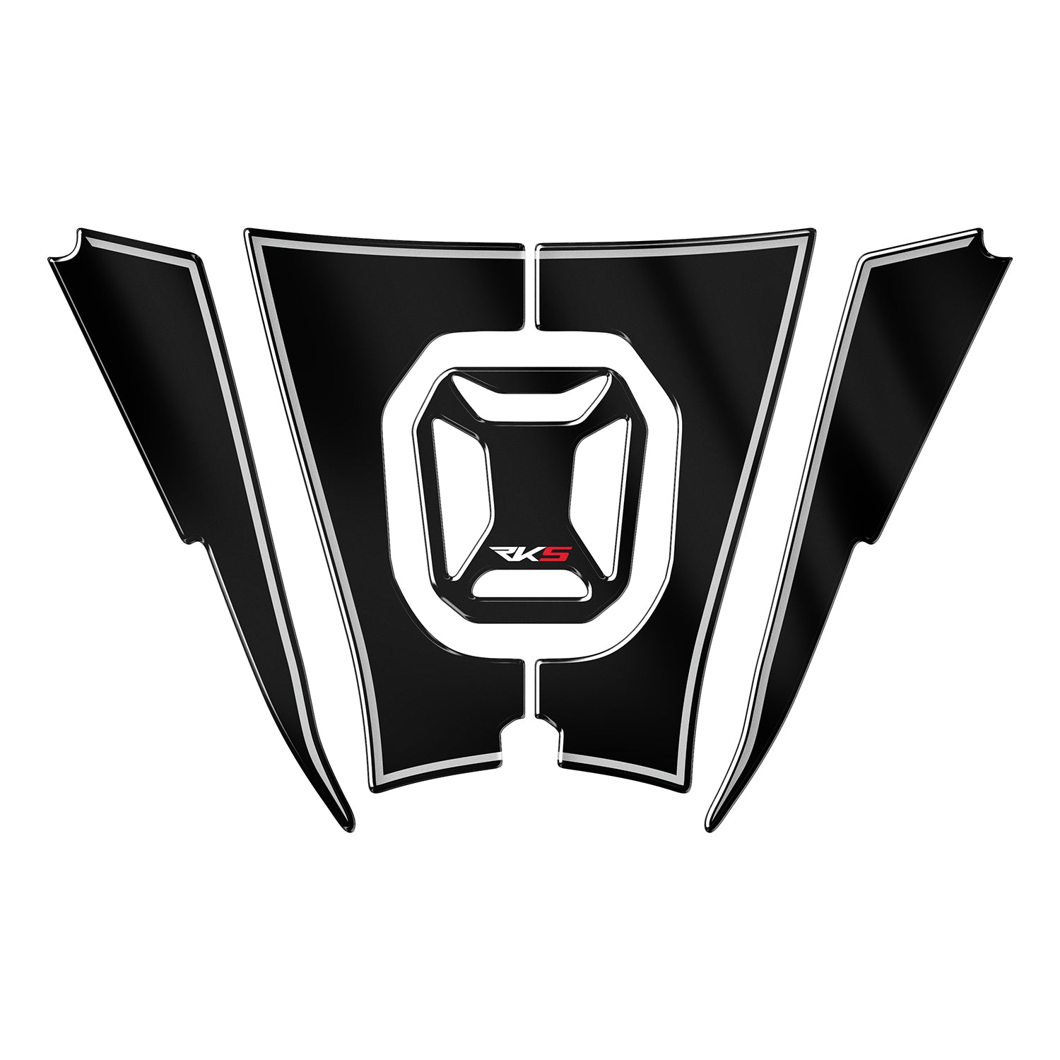 RKS Reale 125 Fit Tank Pad Seti #renk_beyaz