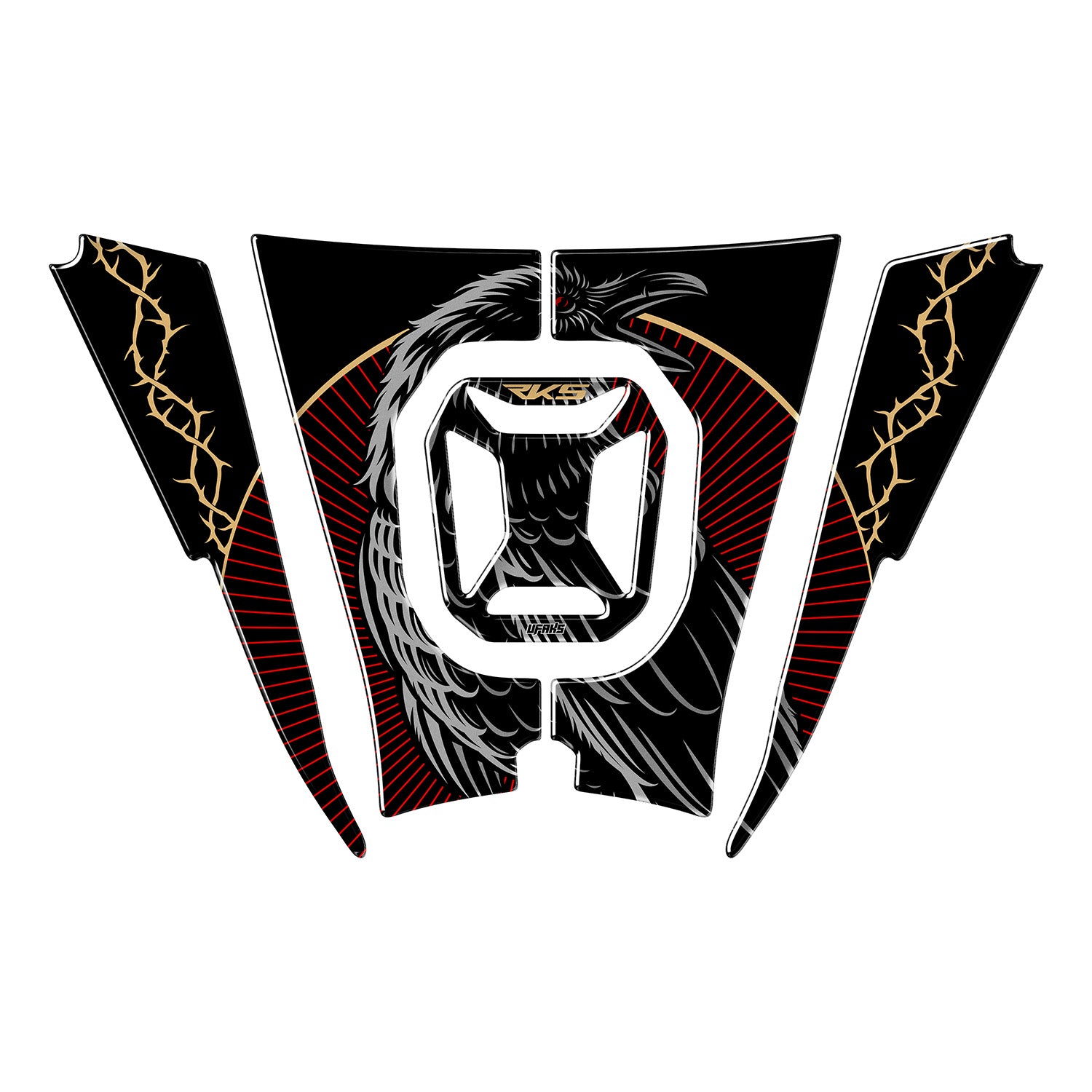 RKS Reale 125 Scarlet Wing Tank Pad Seti (2024-2026)