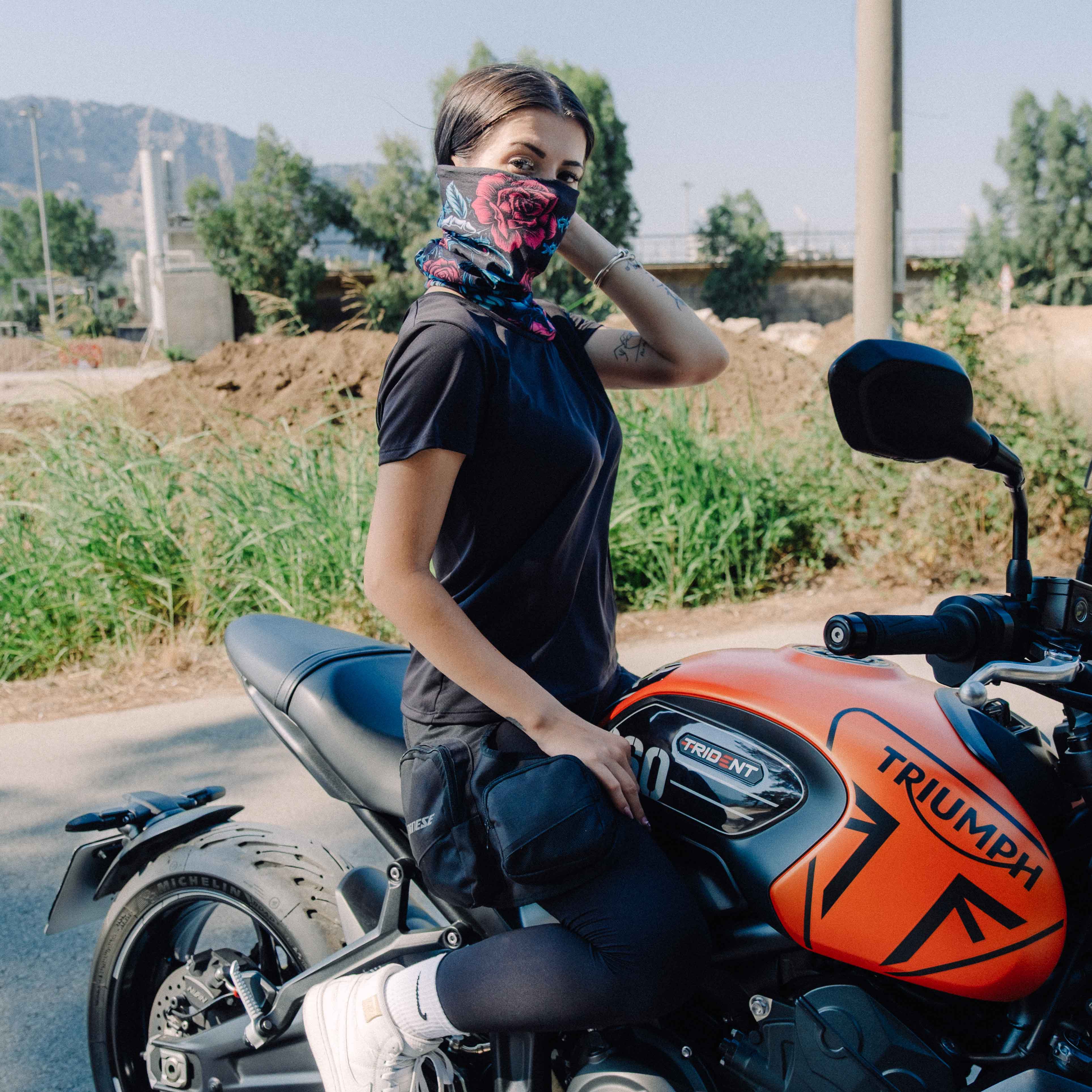 Raven & Rose Desenli Buff Bandana