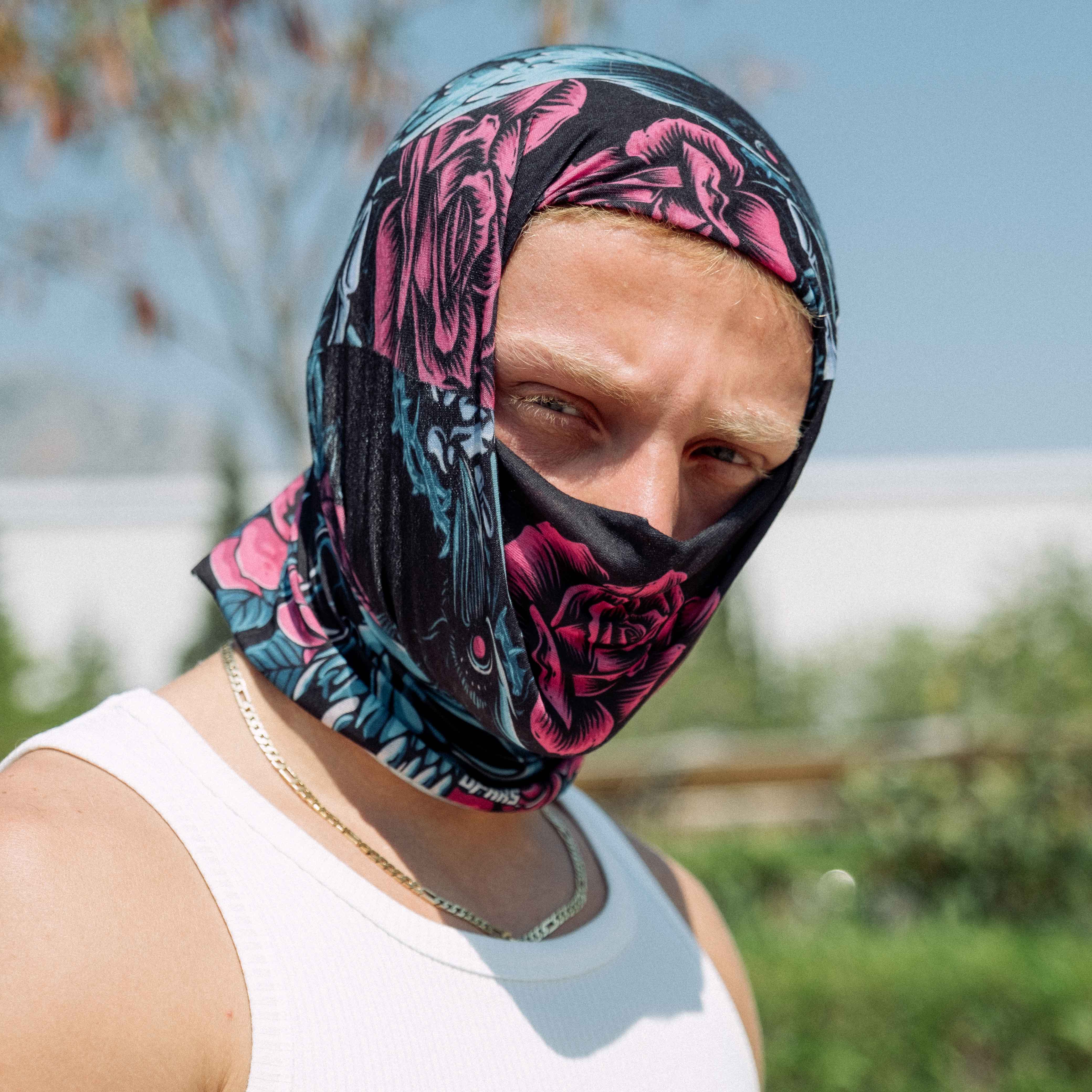 Raven & Rose Desenli Buff Bandana