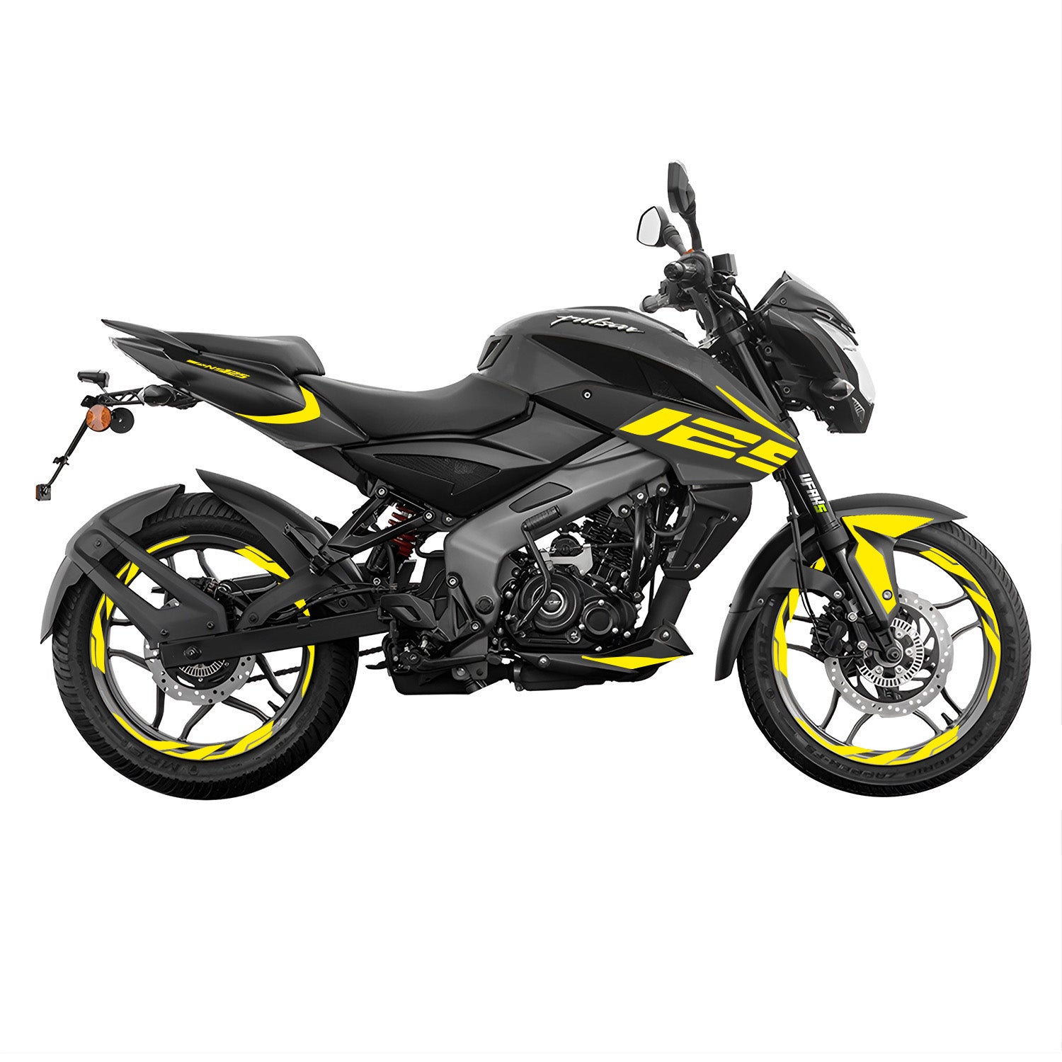 Bajaj Pulsar NS 125 Sticker Seti #renk_sarı