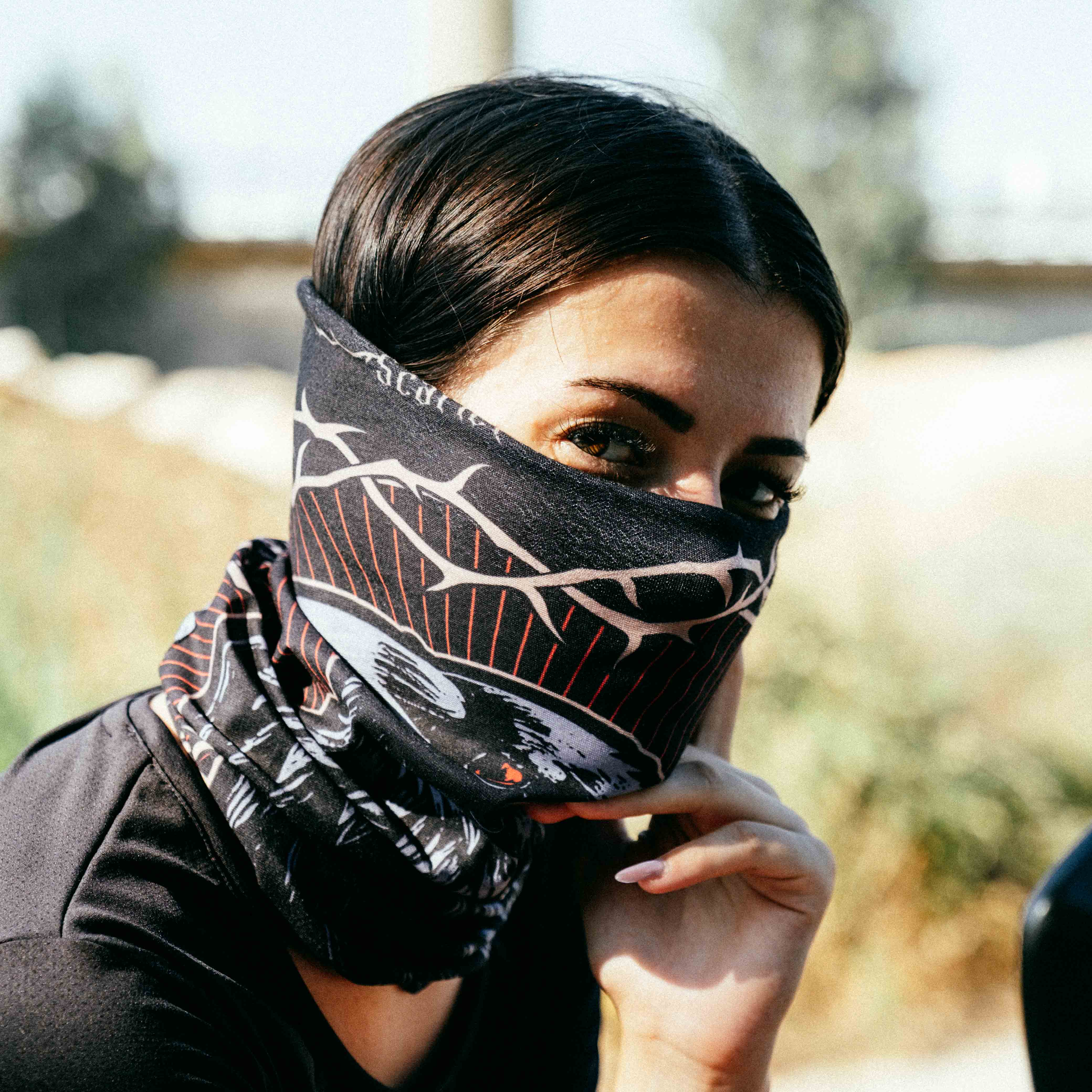 Scarlet Wing Desenli Buff Bandana