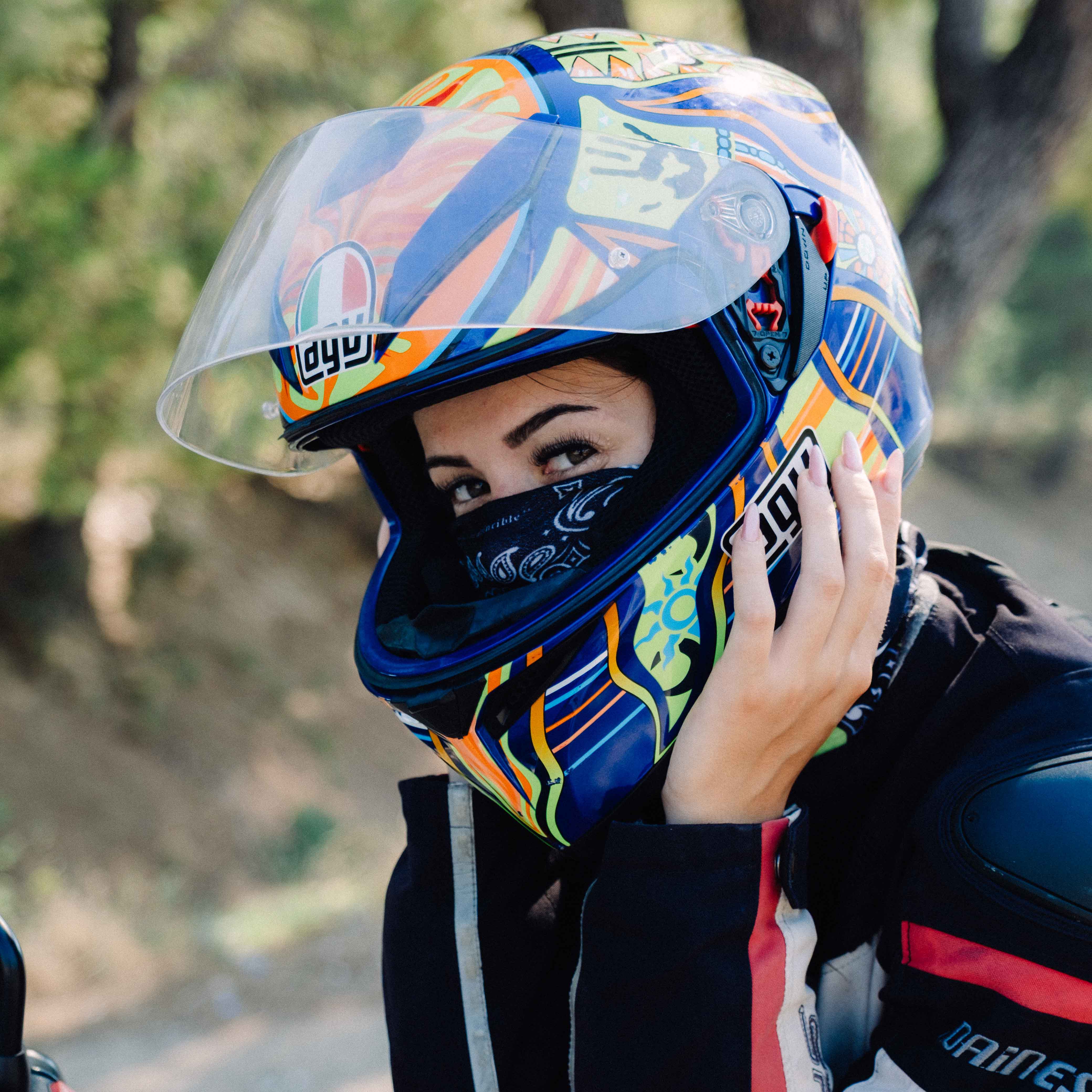 Snakebite Desenli Buff Bandana