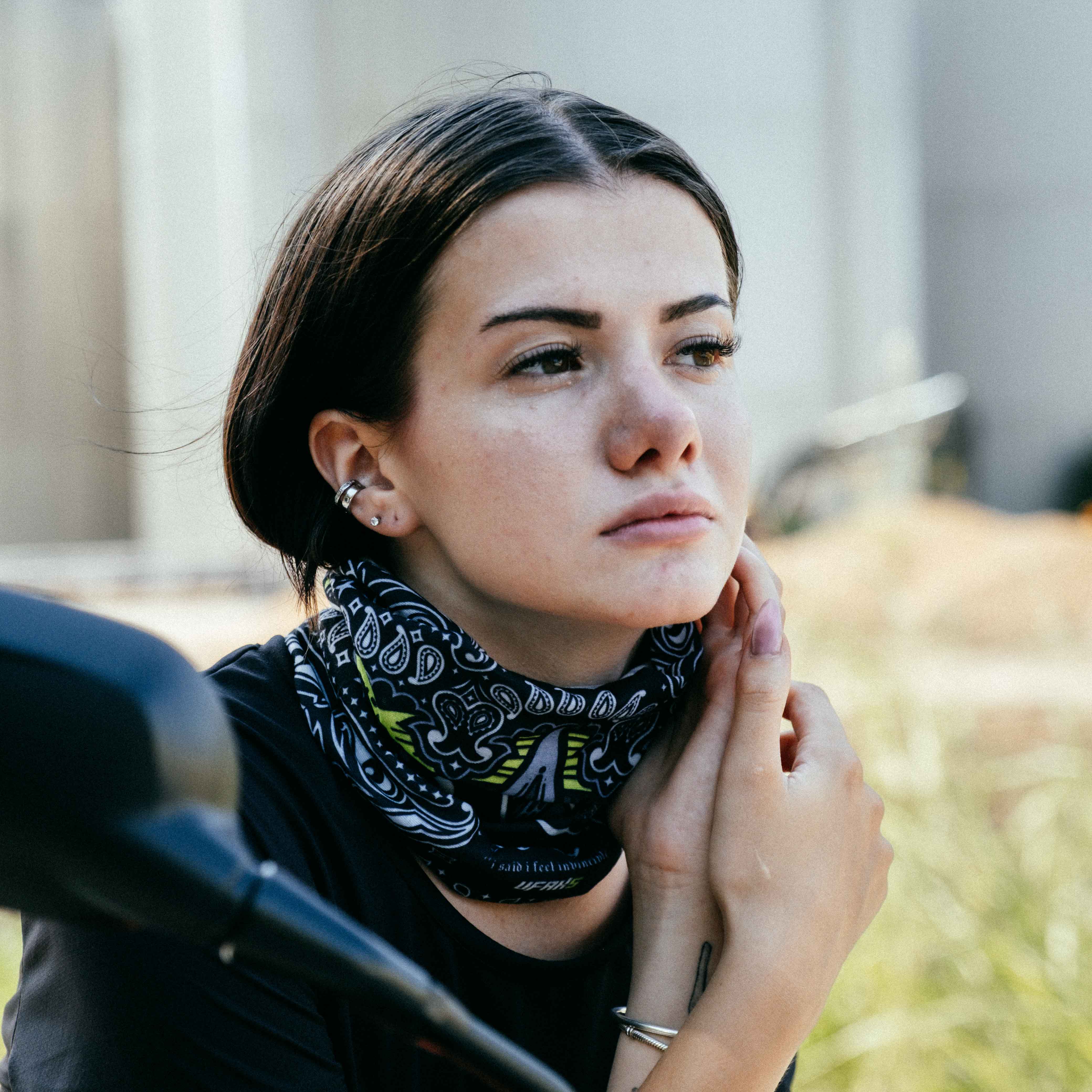 Snakebite Desenli Buff Bandana