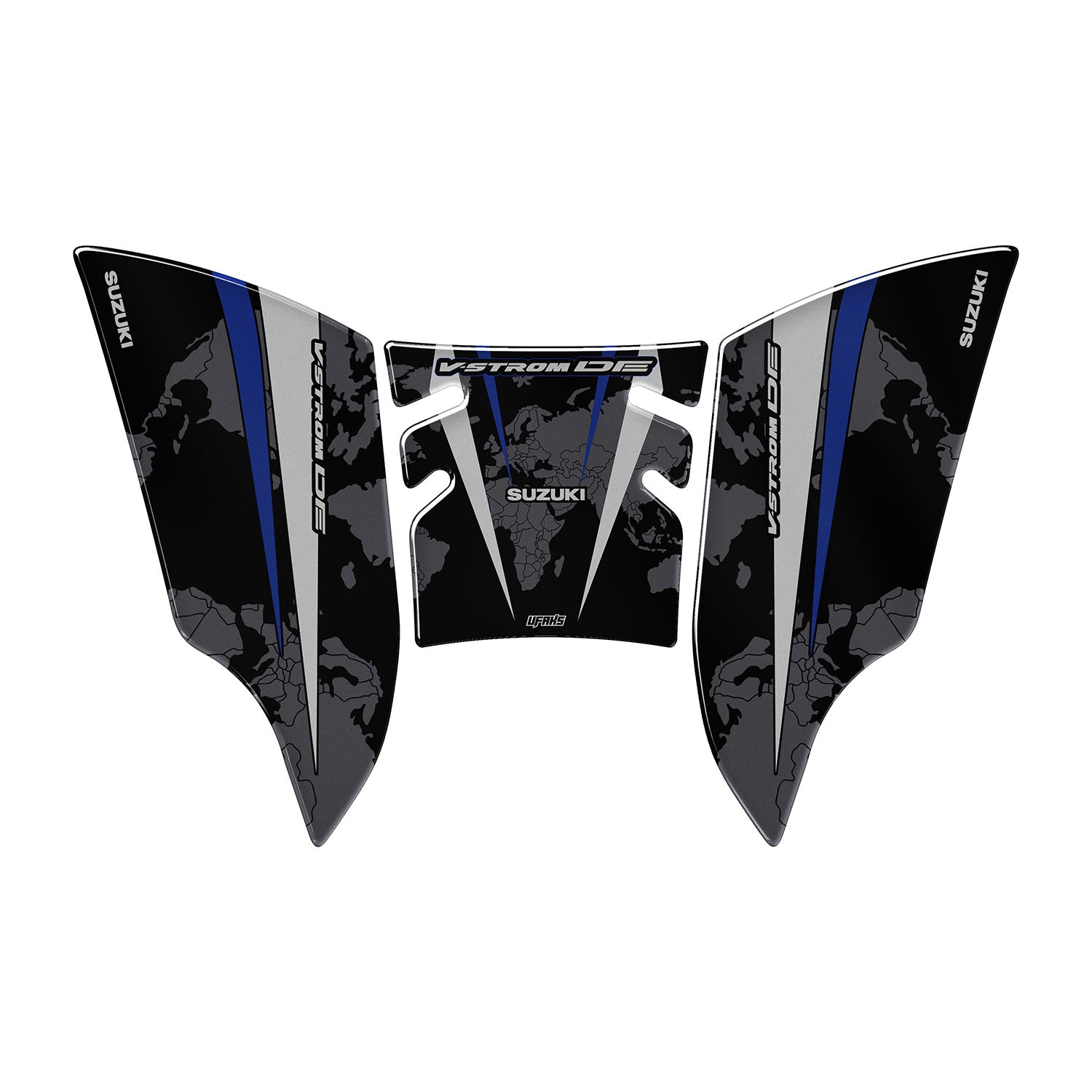 Suzuki V-Strom 1050 DE Expedition Tank Pad Seti (2024-2025) #renk_lacivert