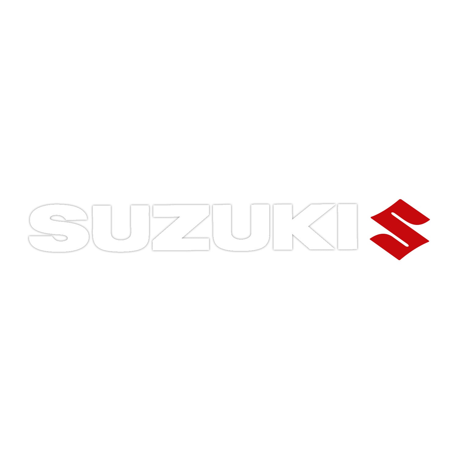 Suzuki Maşa Sticker #renk_Beyaz - Kırmızı