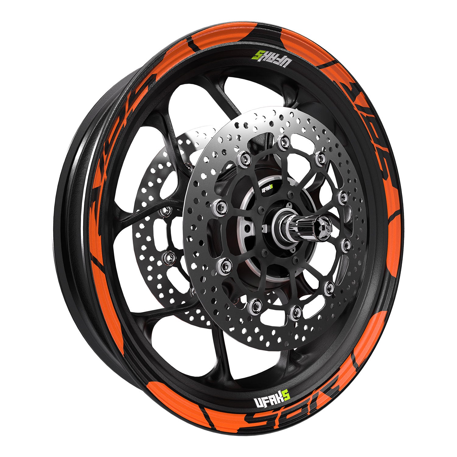 Yamaha YBR Tasarımlı Jant Şeridi #renk_turuncu