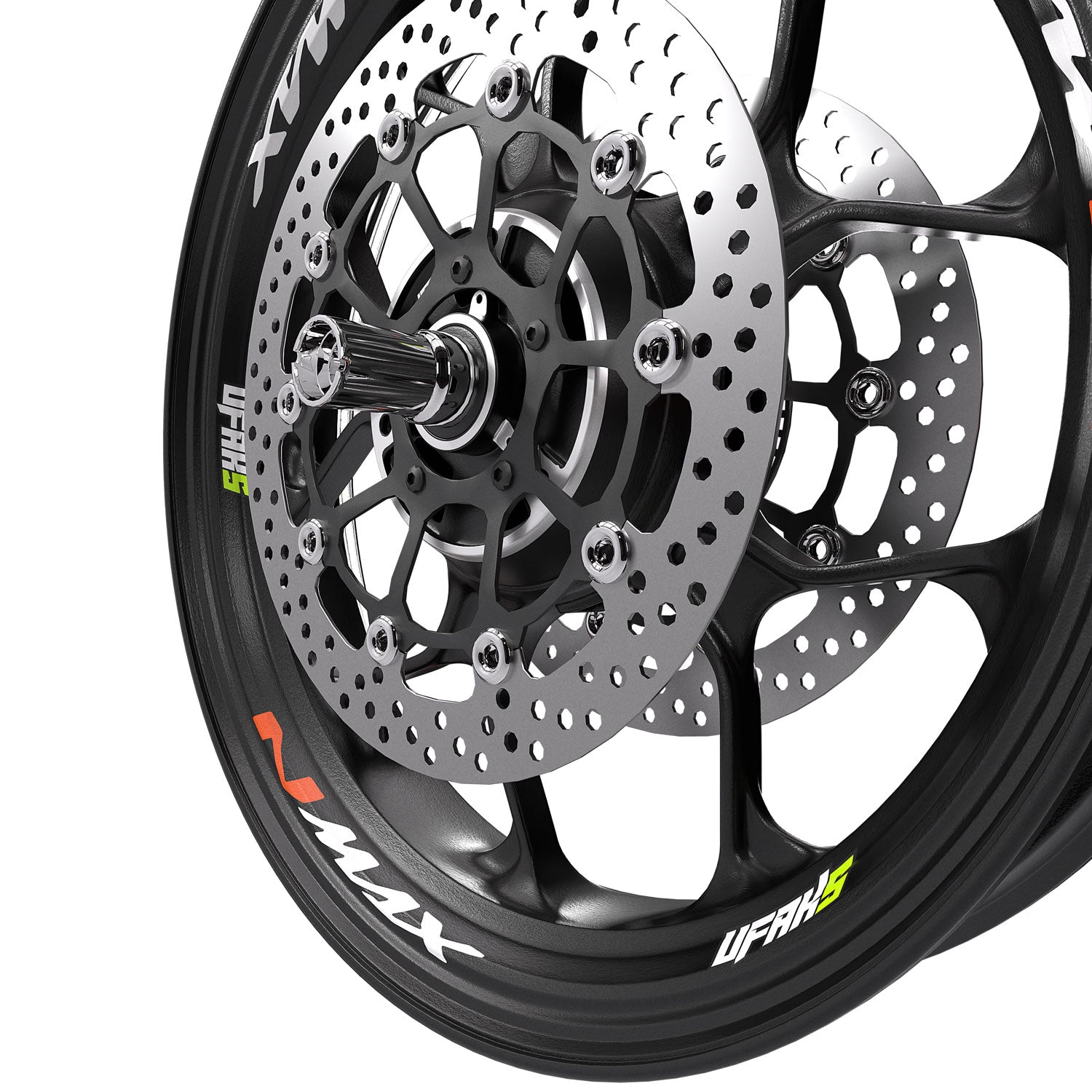 Yamaha NMAX Jant Sticker #renk_turuncu