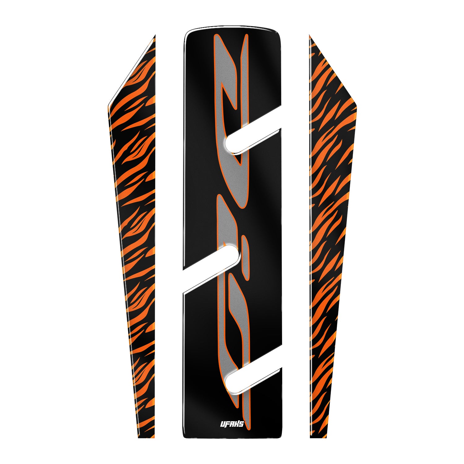 Honda Dio Tank Pad Seti, Honda Dio Zebra Tasarımlı Depo Tank Pad #renk_turuncu