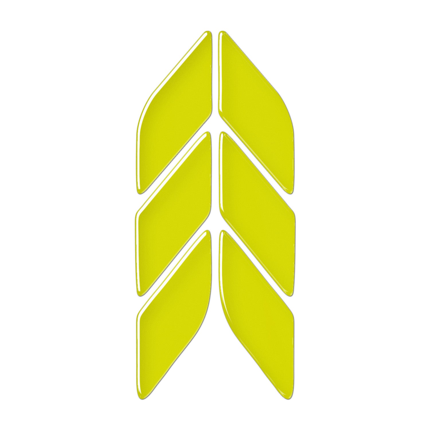 Motosiklet Uyarı 3D Sticker #renk_florasan sarı