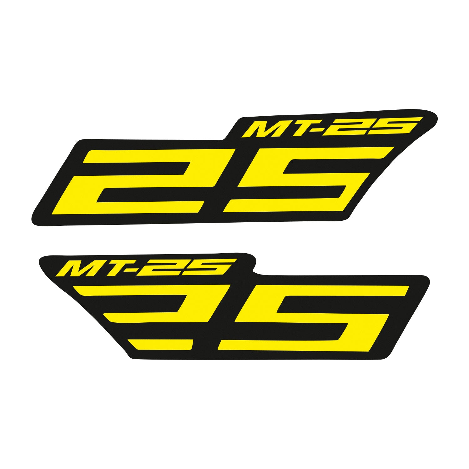 Yamaha MT-25 Yan Sticker (2 Adet)