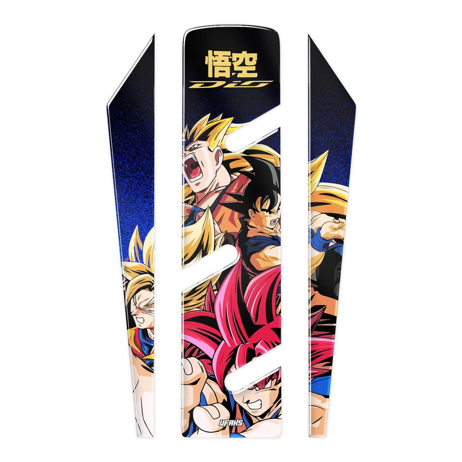 Honda Dio Wukong Anime Tasarımlı Depo Tank Pad, Honda Dio Tank Pad Seti