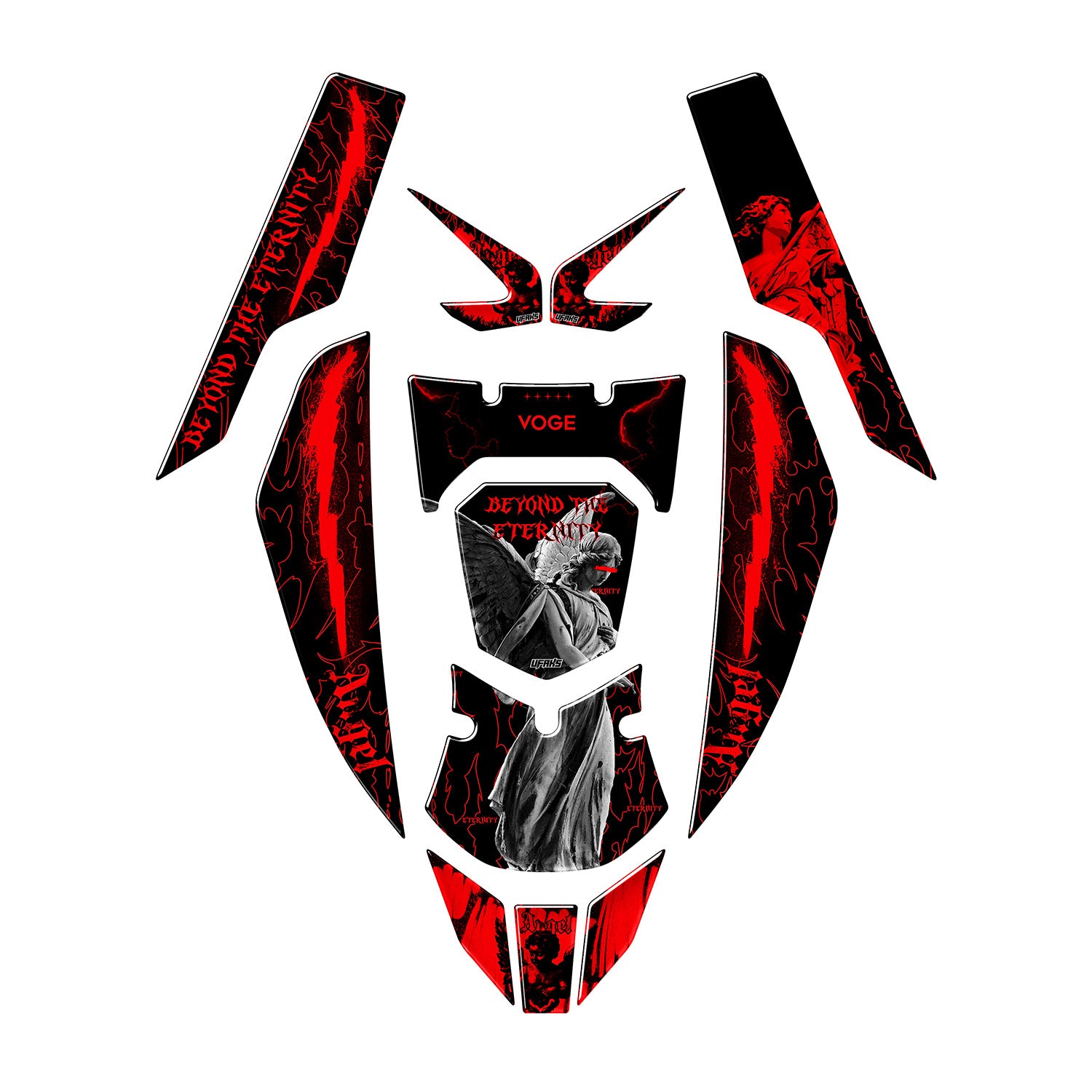 Voge SR1 Beyond the Eternity Tank Pad Set (2023-2026) #renk_kırmızı