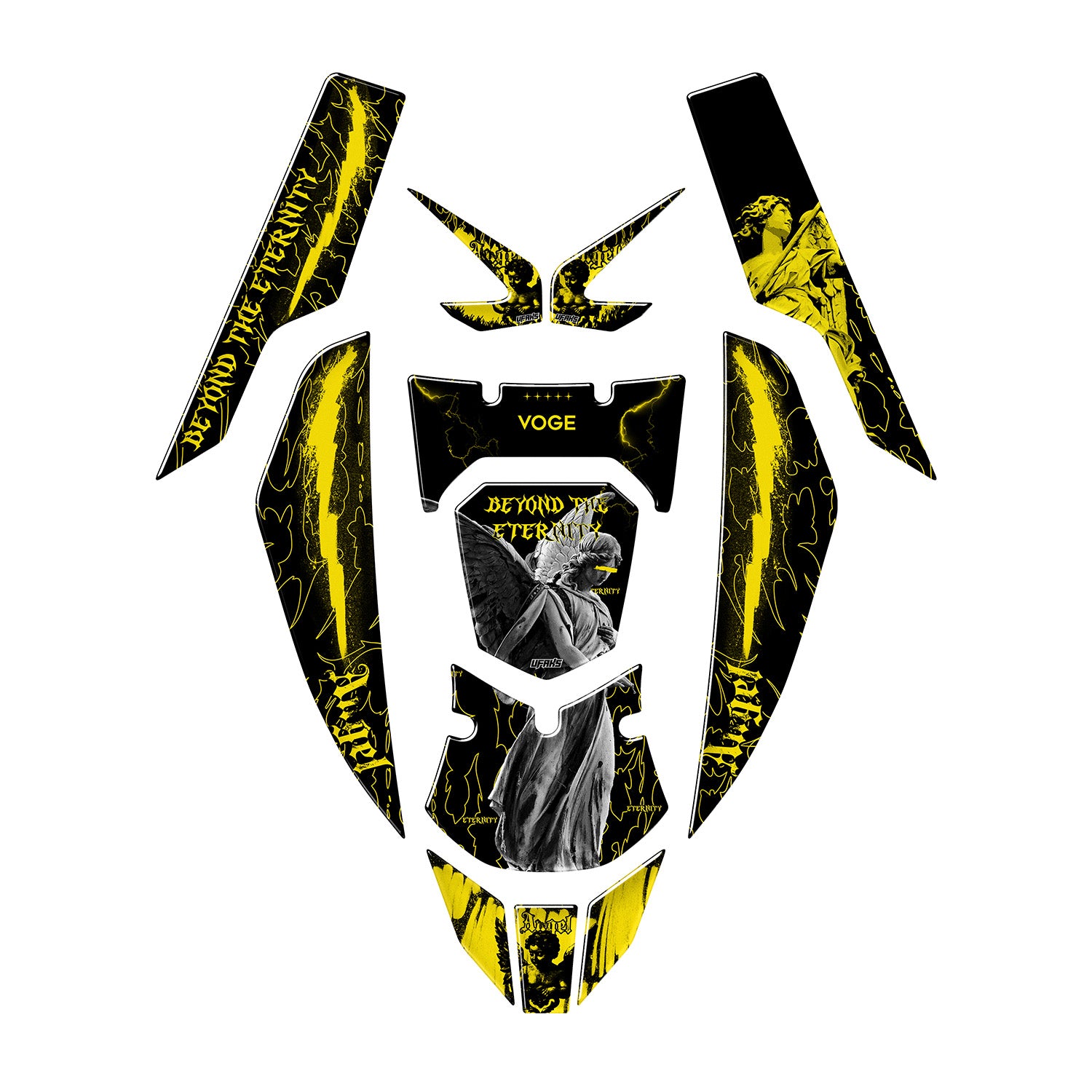 Voge SR1 Beyond the Eternity Tank Pad Set (2023-2026) #renk_sarı
