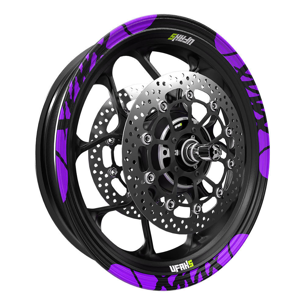 Yamaha XMAX Spor Jant Şeridi #renk_mor