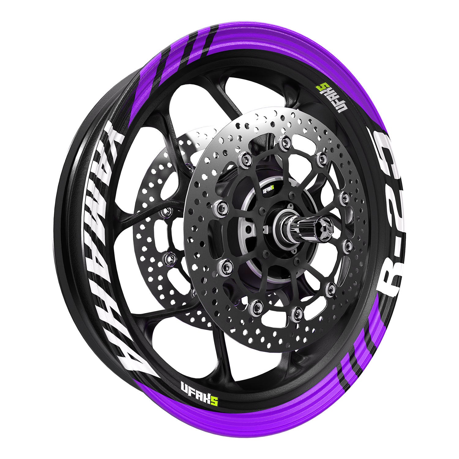 Yamaha R25 Geniş Jant Şeridi #renk_mor