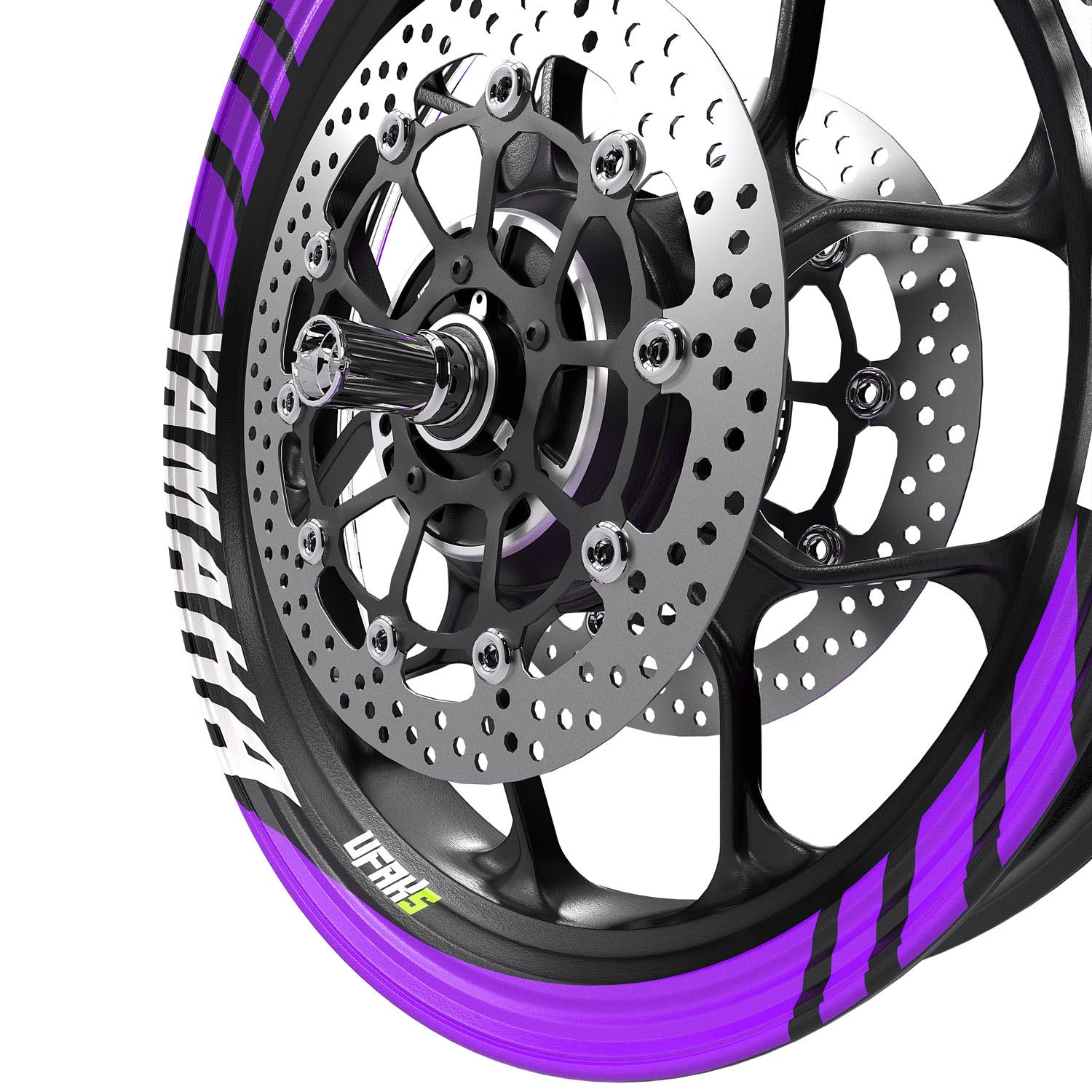 Yamaha R25 Geniş Jant Şeridi #renk_mor