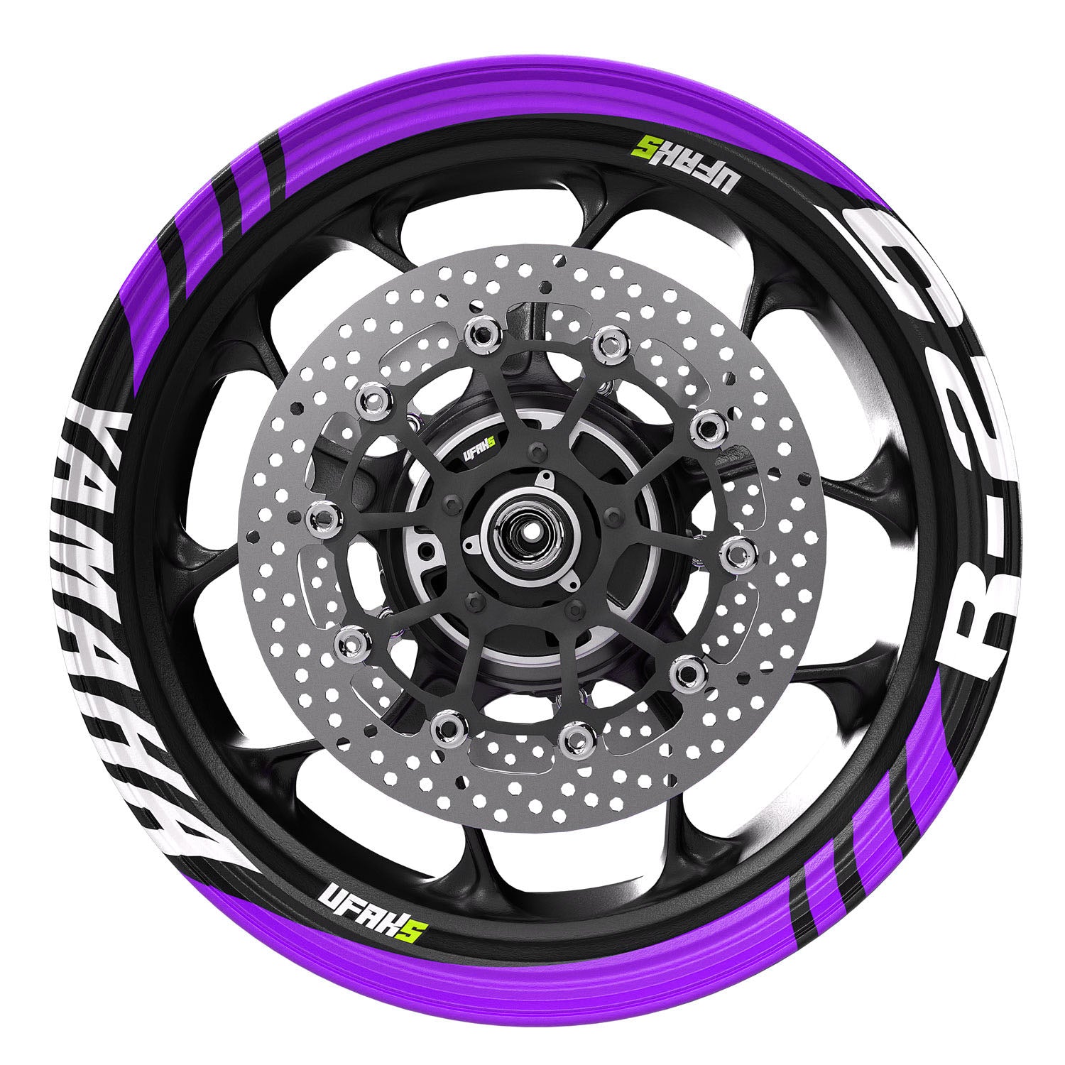 Yamaha R25 Geniş Jant Şeridi #renk_mor