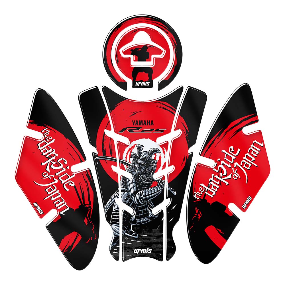 Yamaha R25 The Dark Side of Japan Tank Pad Set (2021) #renk_kırmızı