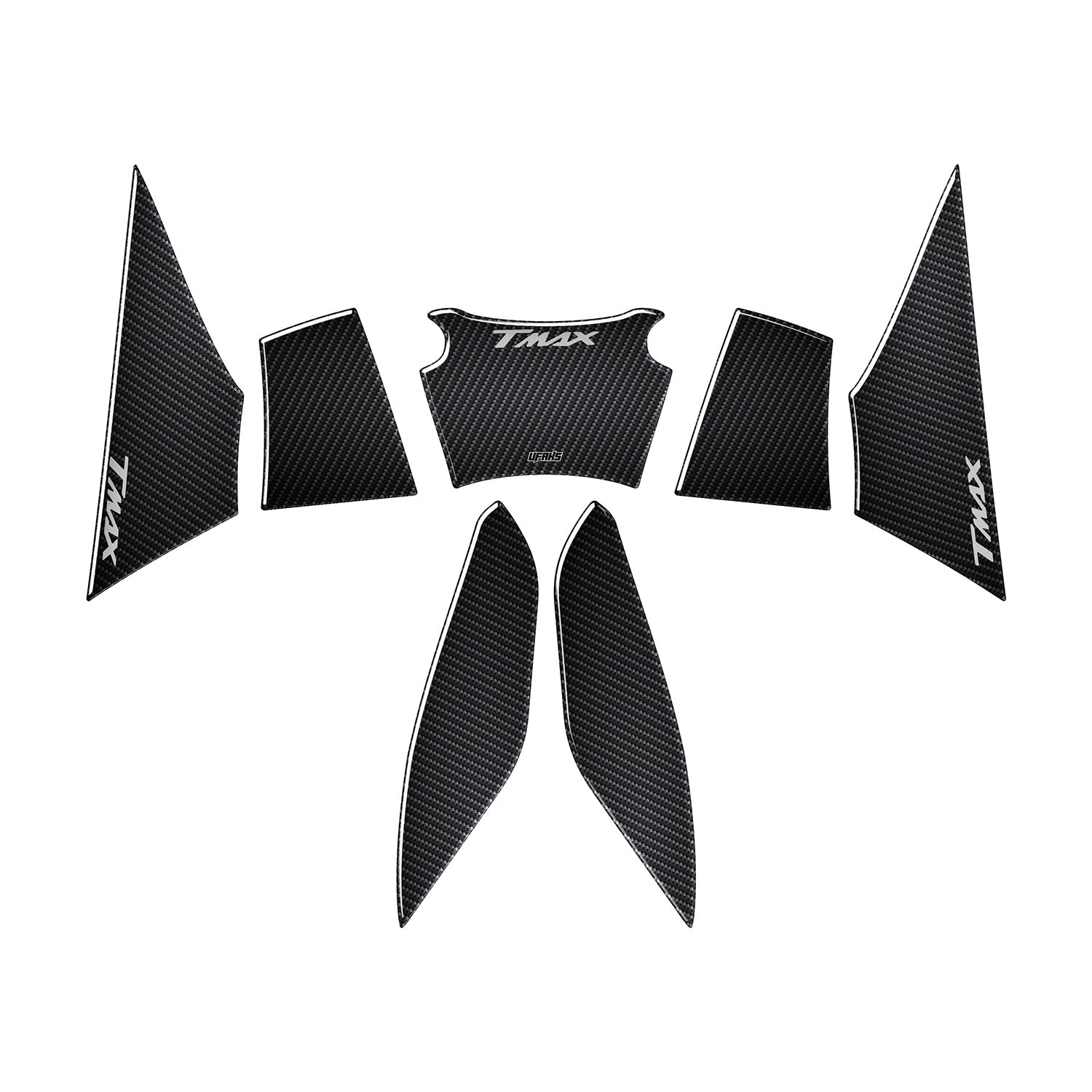 Yamaha TMAX 560 Stealth Line Tank Pad Set (2023-2025) #renk_karbon