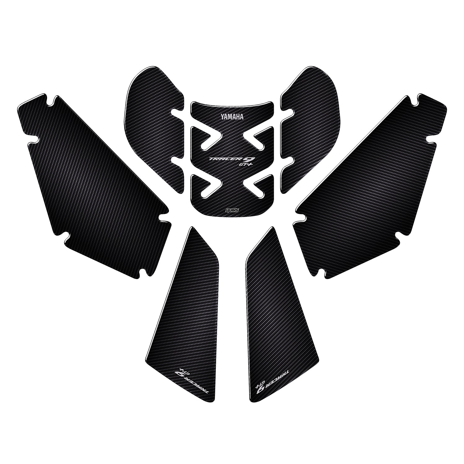 Yamaha TRACER 9 GT+ Karbon Zeminli Tank Pad Set (2023-2024)