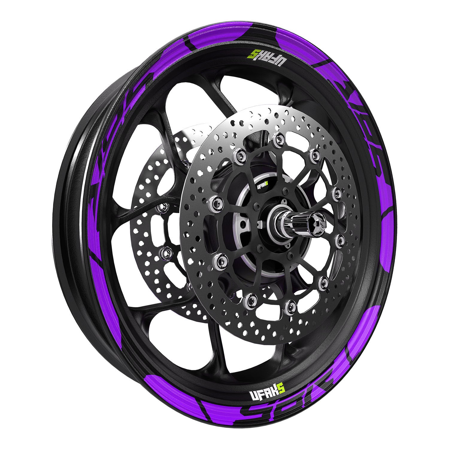 Yamaha YBR Tasarımlı Jant Şeridi #renk_mor