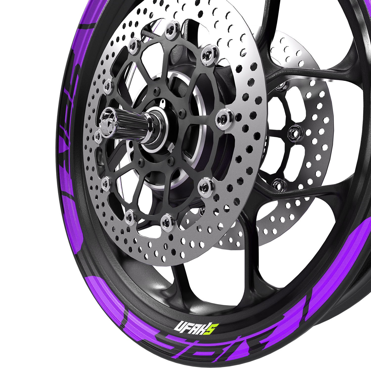 Yamaha YBR Tasarımlı Jant Şeridi #renk_mor