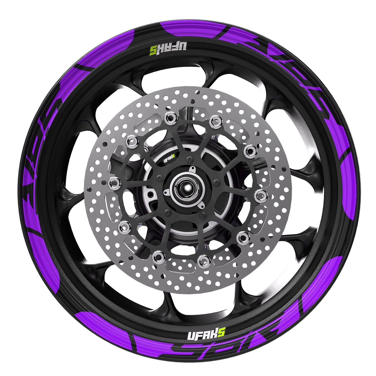 Yamaha YBR Tasarımlı Jant Şeridi #renk_mor