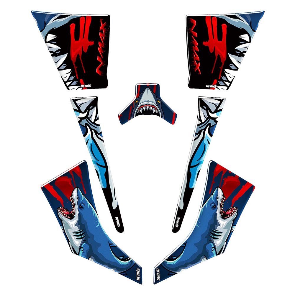 Yamaha NMAX Bloody Shark Tank Pad Set (2015-2020)