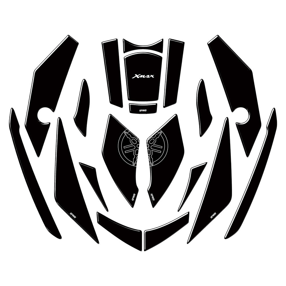 Yamaha XMAX Tank Pad Set - Siyah Tasarım (2023)