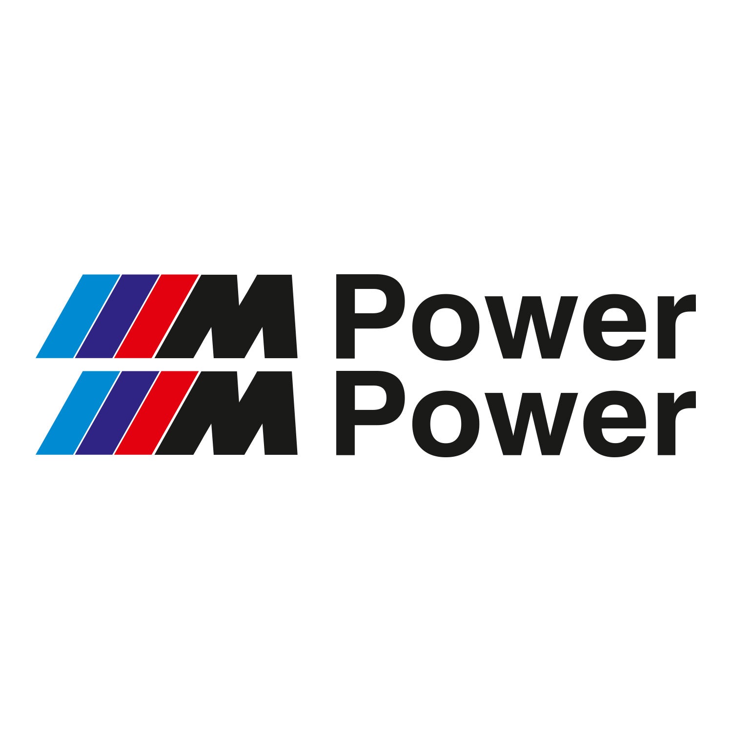 bmw m power logo vector